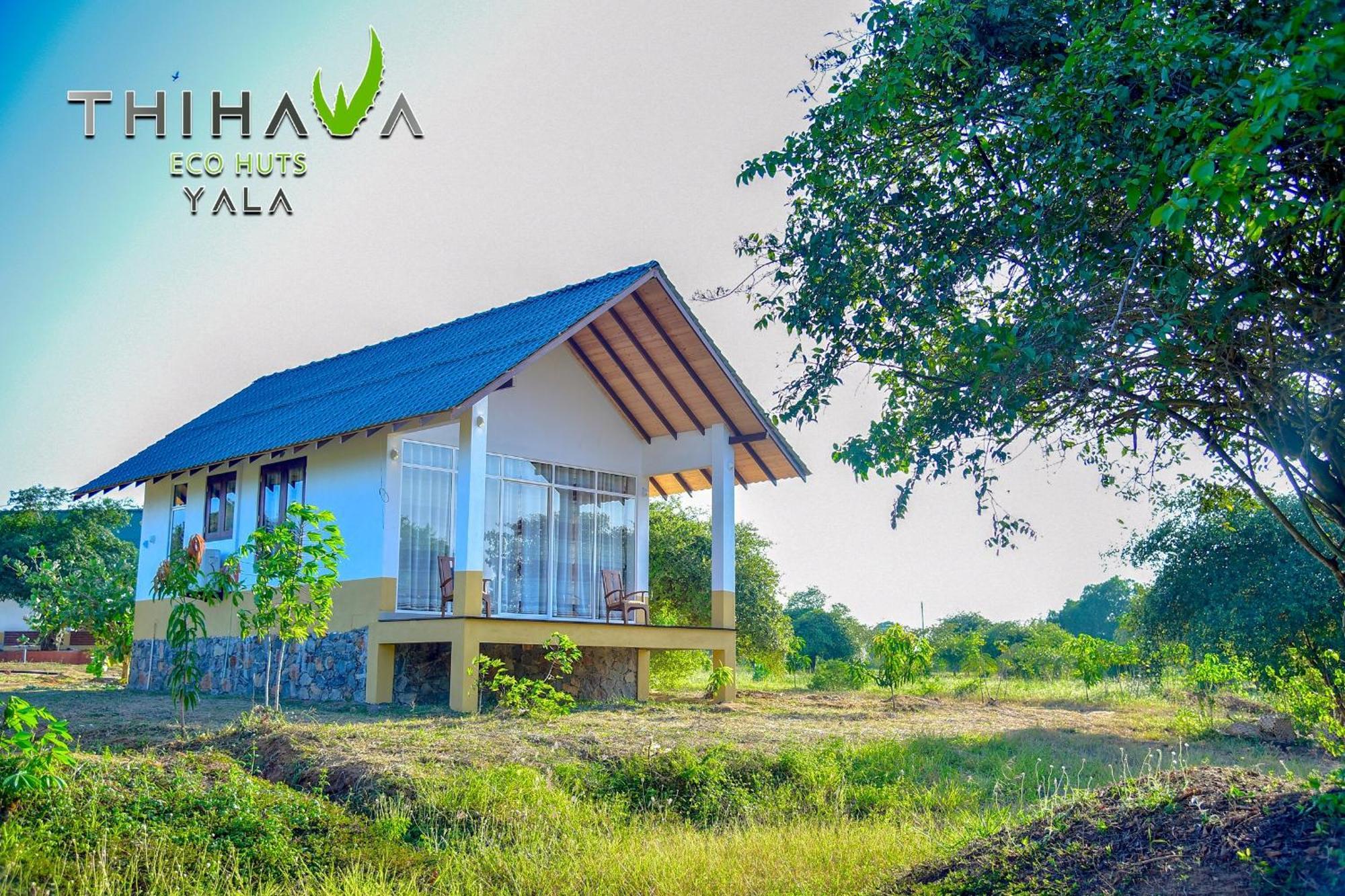 לינה וארוחת בוקר טיסמהרמה Thihawa Eco Huts Yala מראה חיצוני תמונה