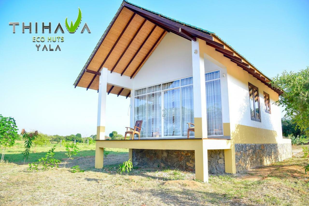 לינה וארוחת בוקר טיסמהרמה Thihawa Eco Huts Yala מראה חיצוני תמונה