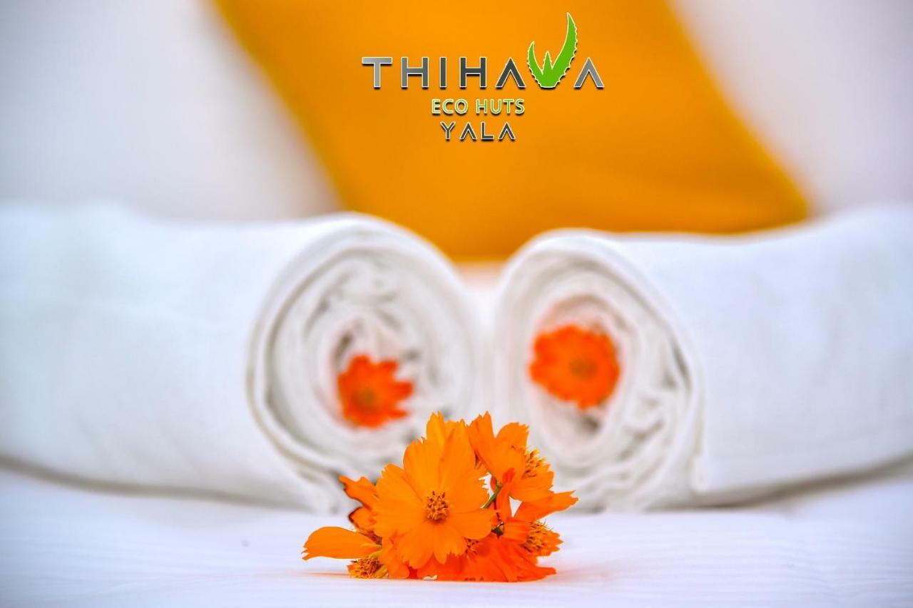 לינה וארוחת בוקר טיסמהרמה Thihawa Eco Huts Yala מראה חיצוני תמונה