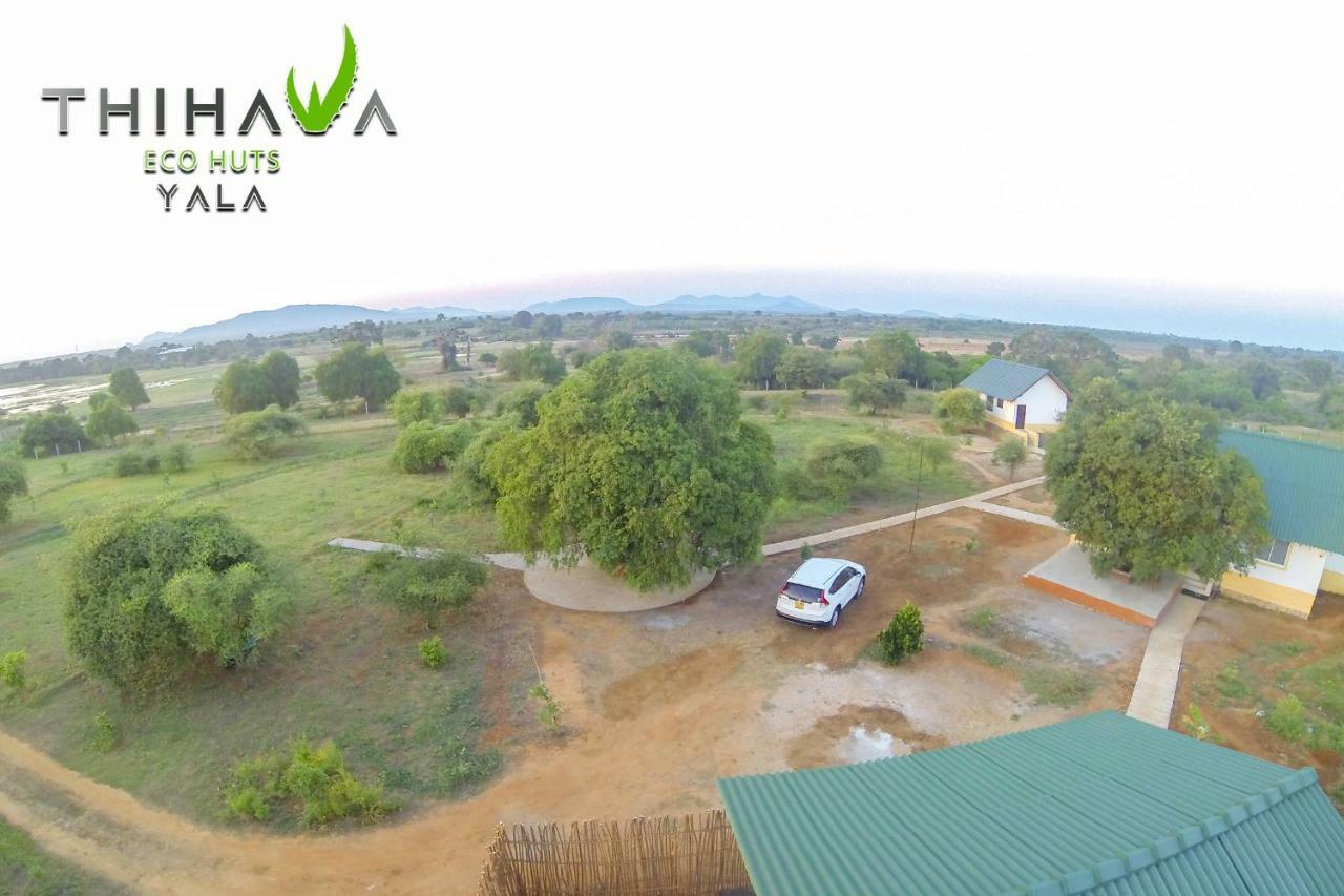 לינה וארוחת בוקר טיסמהרמה Thihawa Eco Huts Yala מראה חיצוני תמונה