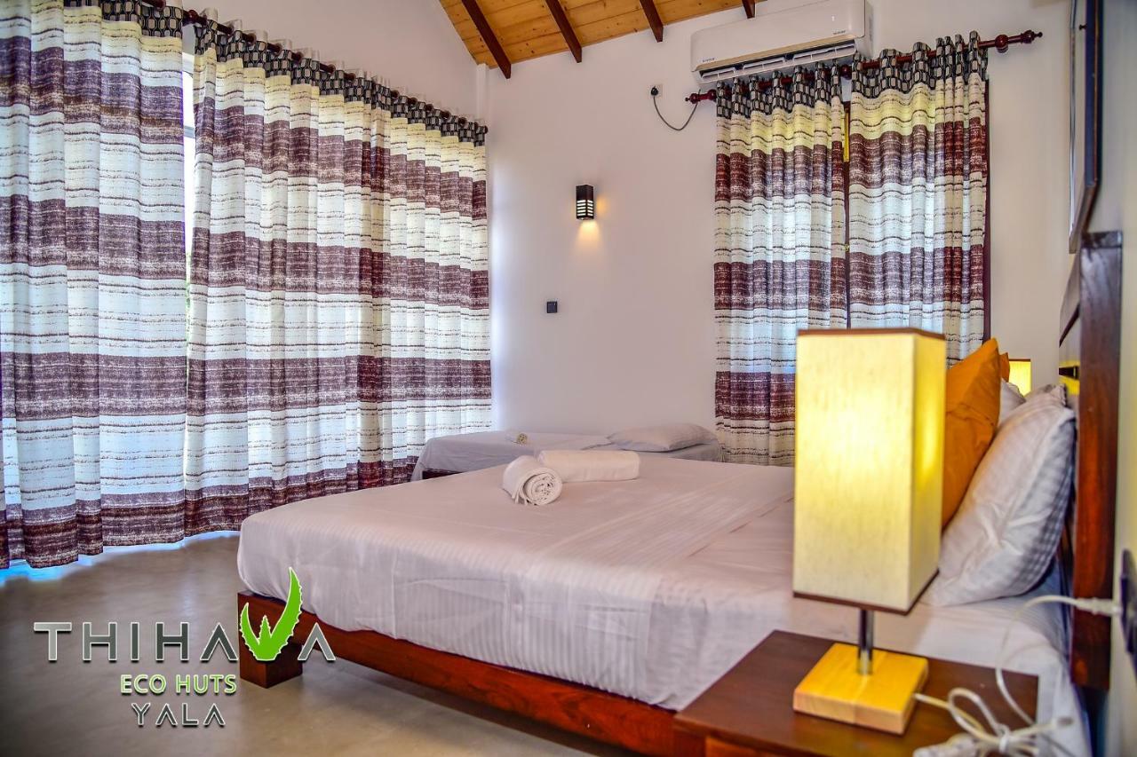 לינה וארוחת בוקר טיסמהרמה Thihawa Eco Huts Yala מראה חיצוני תמונה